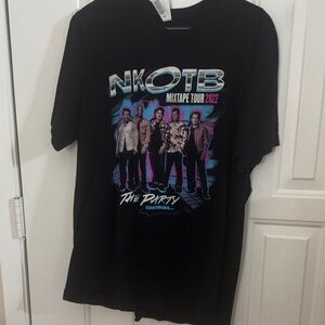 New Kids on the Block Bella Canvas Jet Black Tee